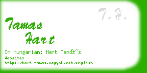 tamas hart business card